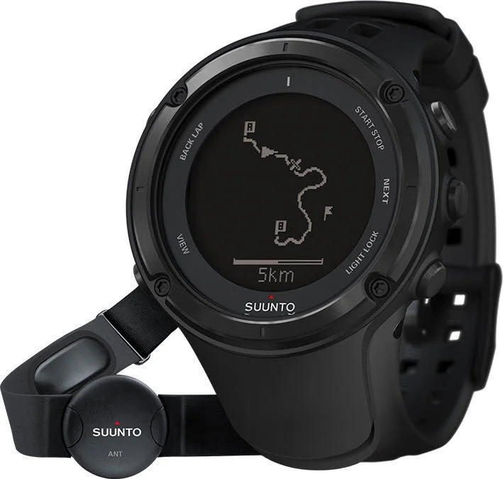 Smart Watches for Mens Reviews-Suunto Watch Ambit2 Black (HR) D