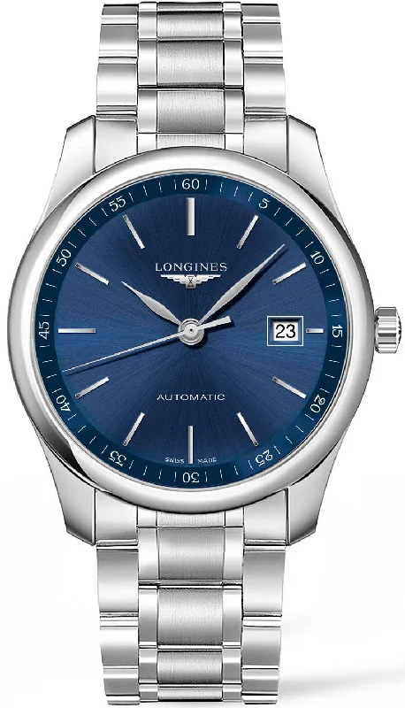men's mechanical watches with stainless steel straps -Longines Master Collection Mens