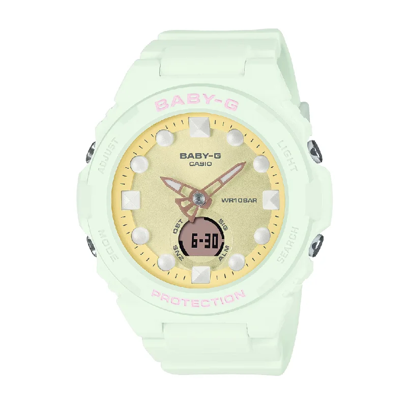 women's Casio shock-resistant design watches -CASIO BABY-G BGA-320FH-3ADR MINT GREEN WOMEN WATCH women's Casio shock-resistant design watches -CASIO BABY-G BGA-320FH-3ADR MINT GREEN WOMEN WATCH