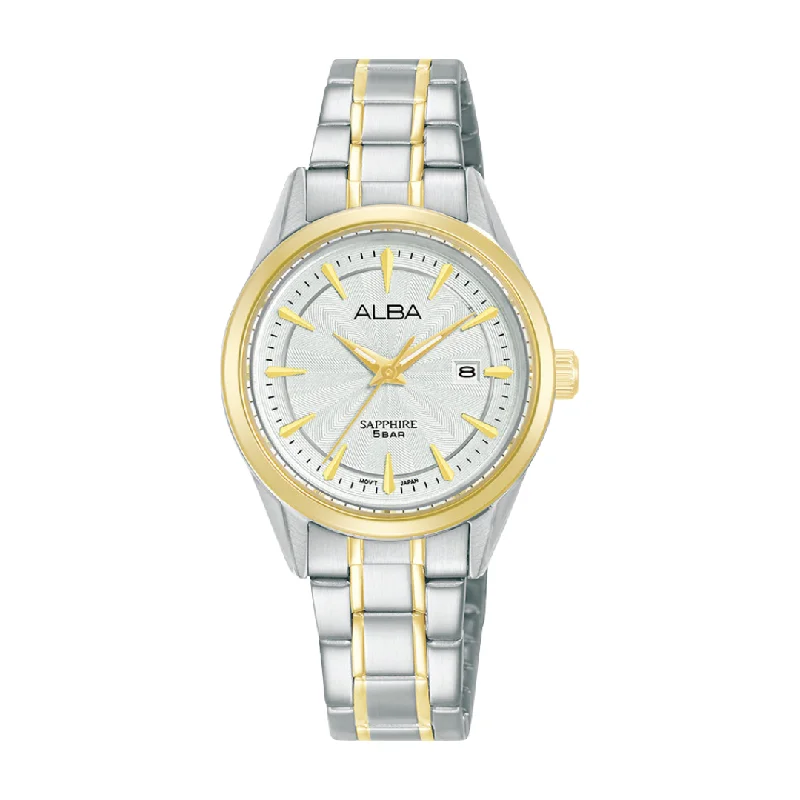 women's mechanical watches with German craftsmanship -ALBA AH7CJ2X PRESTIGE QUARTZ 3 HANDS DATE WOMEN WATCH