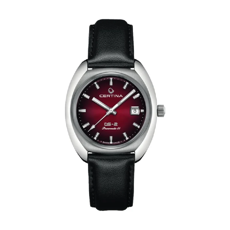 men's dive watches with LED light -DS-2 Red