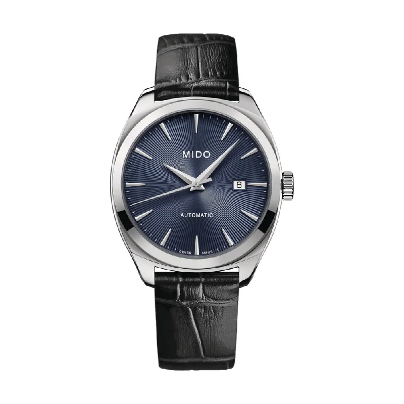 men's pilot watches with sapphire crystal -Belluna Royal Blue