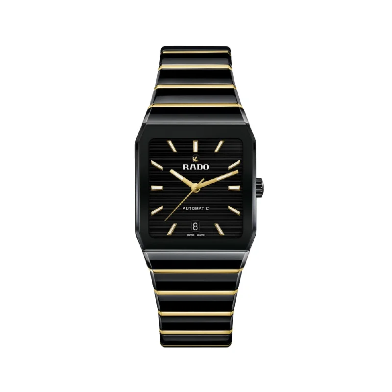 men's pilot watches with polyurethane straps -Anatom Automatic Ceramic and Gold PVD Coated Stainless Steel 32.5mm - Black on Bracelet men's pilot watches with polyurethane straps -Anatom Automatic Ceramic and Gold PVD Coated Stainless Steel 32.5mm - Black on Bracelet