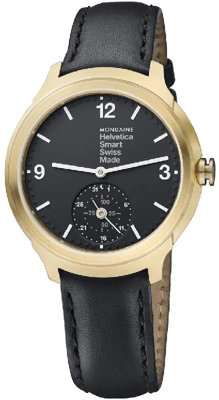 Smart Watches for Mens Long Battery Life-Mondaine Watch Helvetica No1 Smartwatch