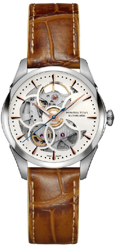 women's Hamilton spring drive watches -Hamilton Watch Jazzmaster Viewmatic Skeleton Lady