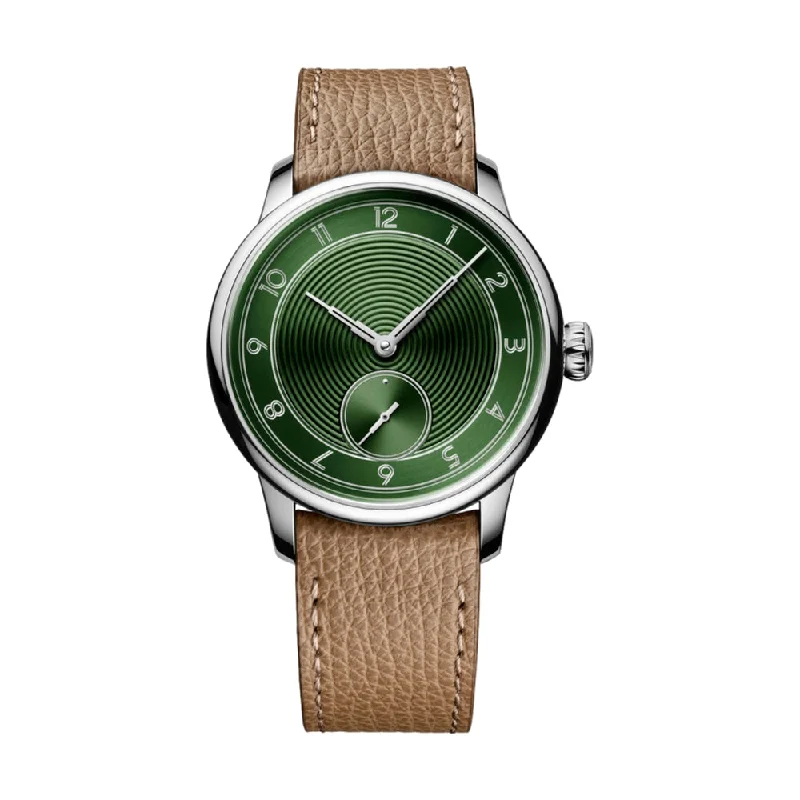 men's GMT watches with solar style design -La Petite Seconde Metropolis Louis Erard x The Horophile Green Dial men's GMT watches with solar style design -La Petite Seconde Metropolis Louis Erard x The Horophile Green Dial