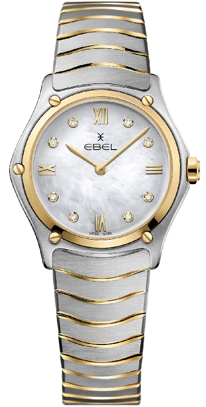 Ebel women's watches with signature wave-link bracelet-​Ebel Sport Classic Ladies