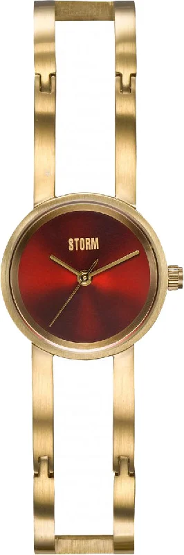 women's Storm modern design watches -Storm Watch Omie Gold Red