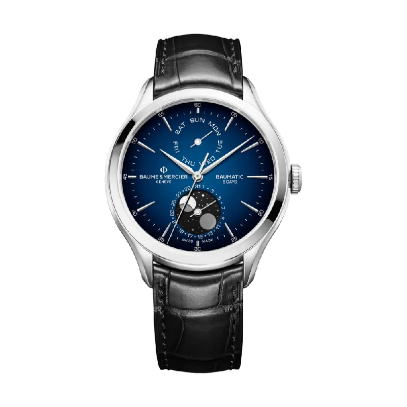 men's field watches with flat design -Clifton 10593 Baumatic COSC Certified, 42mm