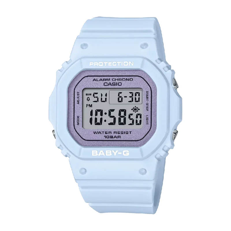 women's Casio limited edition watches -CASIO BABY-G BGD-565SC-2DR STANDARD DIGITAL BLUE WATCH