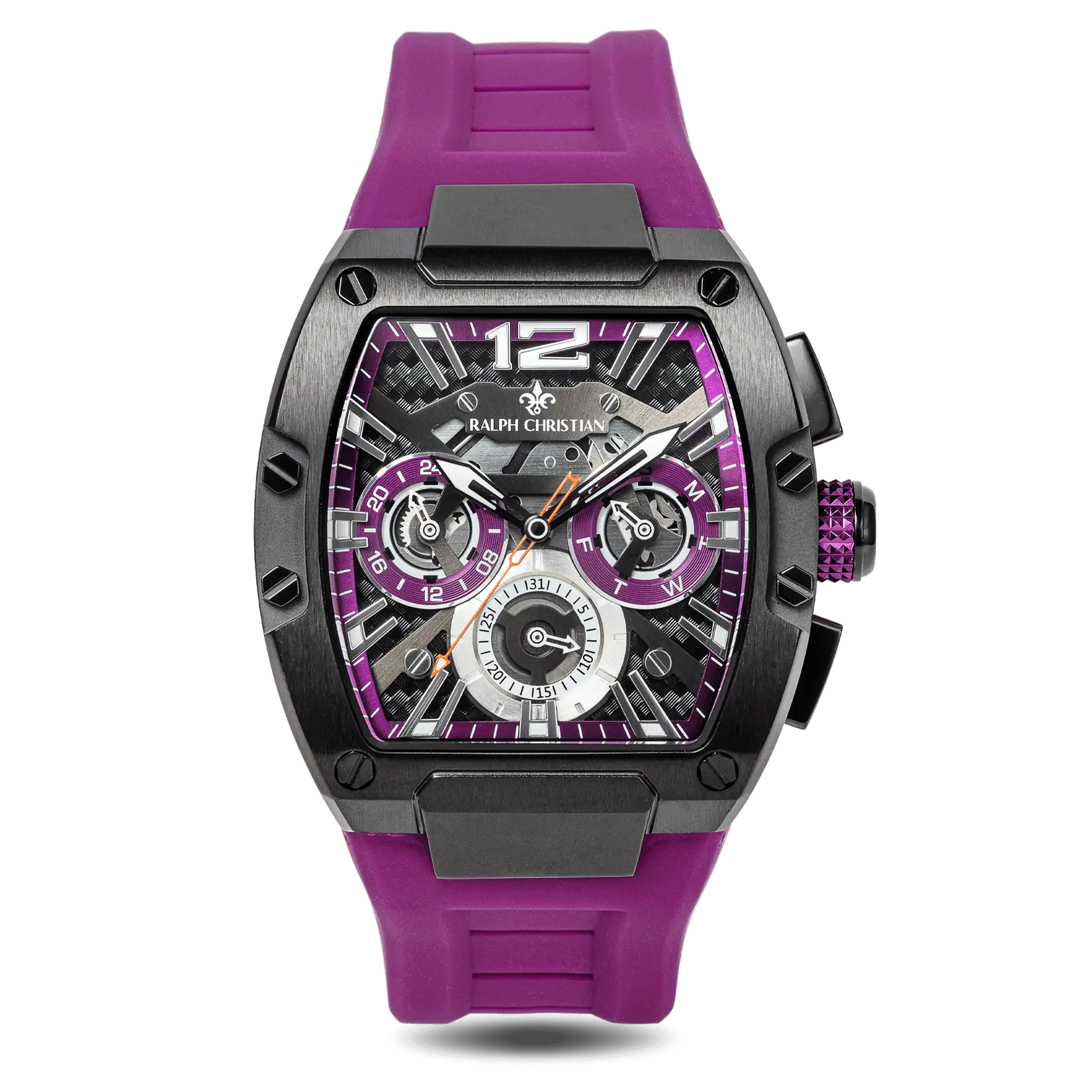men's mechanical watches with sporty design -The Intrepid Sport - Amethyst Blaze