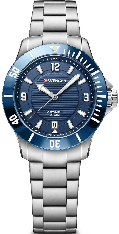 women's mechanical watches with GMT function -Wenger Seaforce Small