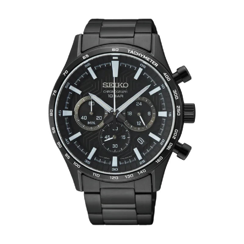 men's digital watches with chronograph -SEIKO SSB415P1 QUARTZ CHRONOGRAPH MEN WATCH