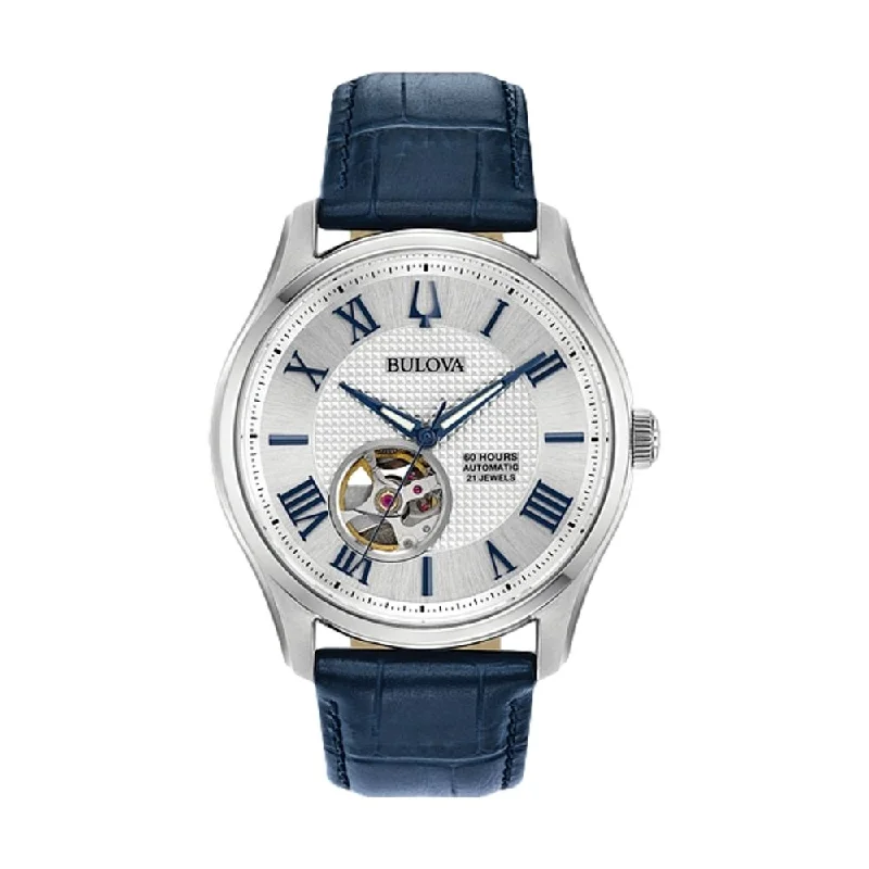 men's field watches for young adventurers -Wilton Open Aperture Silver Dial