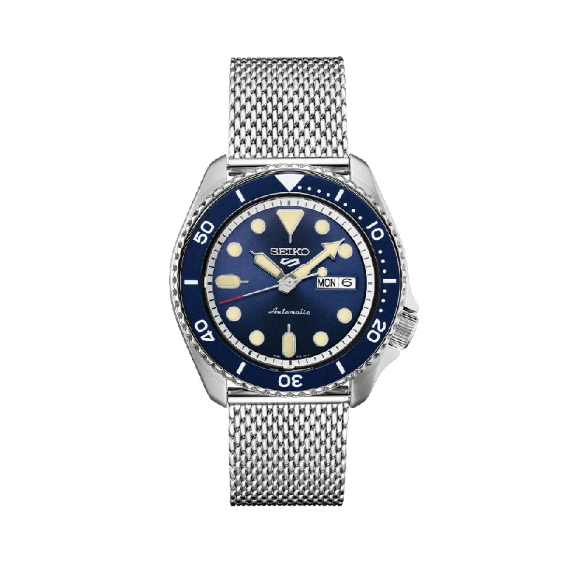 men's field watches with chime design -SRPD71 5 Sports 42.5mm - Blue on Bracelet