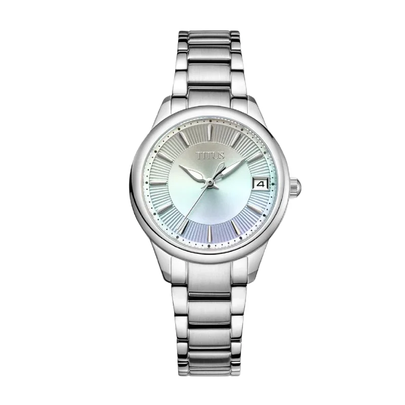 women's mechanical watches with day display -SOLVIL ET TITUS FAIR LADY W06-03373-001 3 HANDS DATE QUARTZ WOMEN WATCH