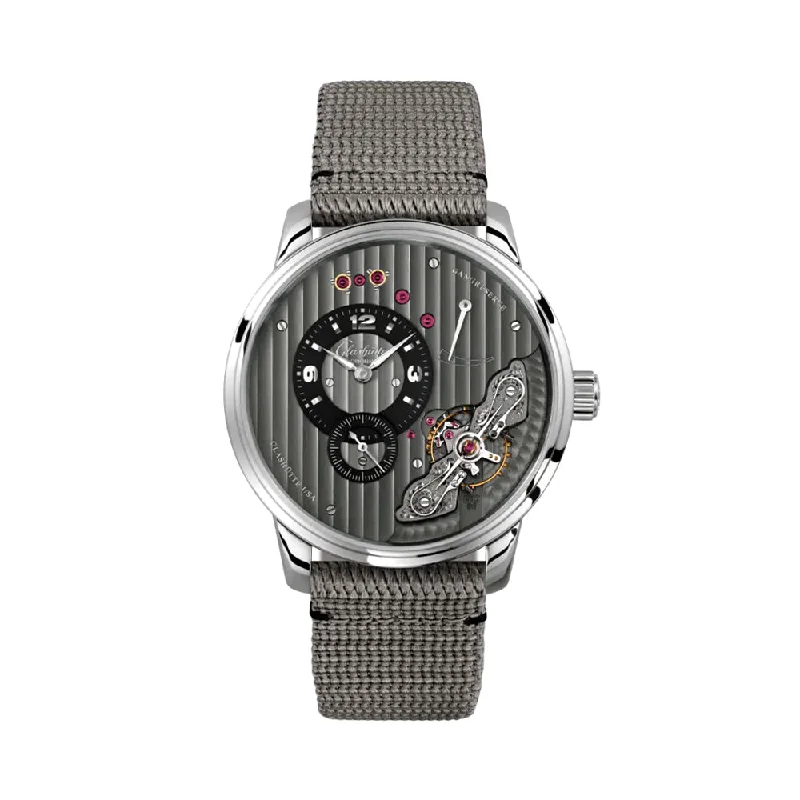 men's luxury GMT watches -PanoInverse Stainless Steel 42mm - Black on Synthetic Strap men's luxury GMT watches -PanoInverse Stainless Steel 42mm - Black on Synthetic Strap