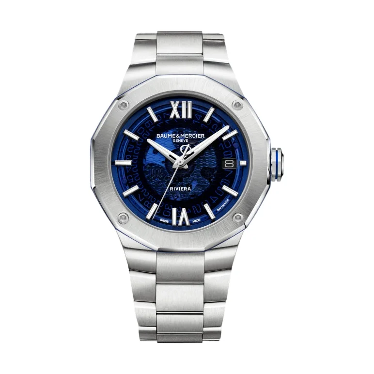 men's dive watches with fixed bezel -Riviera 10749 Limited Edition 42mm Date