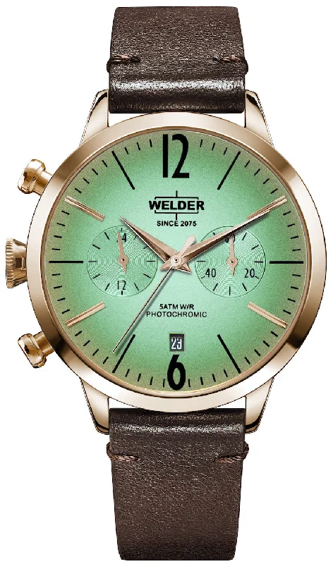 women's mechanical watches with corrosion-resistant design -Welder Watch Moody K55 Chrono Mono Time Ladies