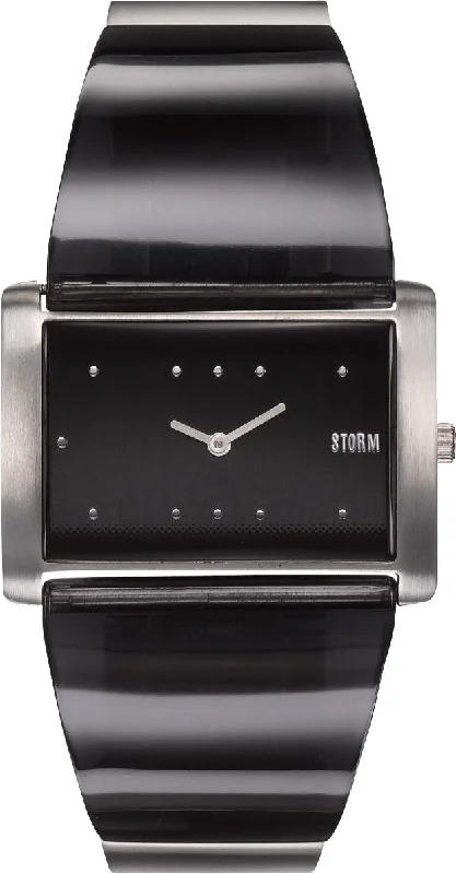 women's Storm personalized engraving watches -Storm Trexa Black