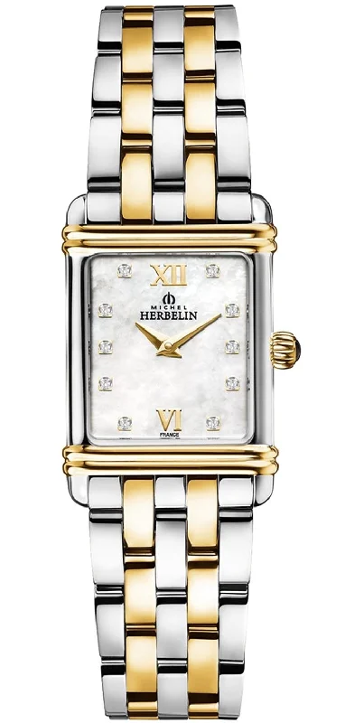 women's mechanical watches with modern design -Herbelin Art Deco Ladies