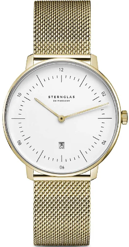 women's mechanical watches with water-resistant design -Sternglas Naos XS Quartz Bracelet women's mechanical watches with water-resistant design -Sternglas Naos XS Quartz Bracelet