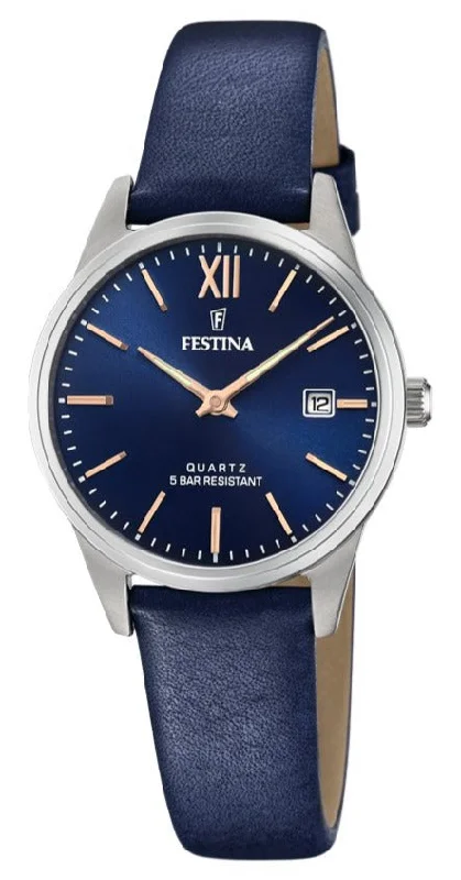 women's mechanical watches with mechanical design -Festina Watch Two Hands Date Ladies