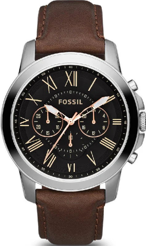 men's mechanical watches with durable design -Fossil Grant Mens