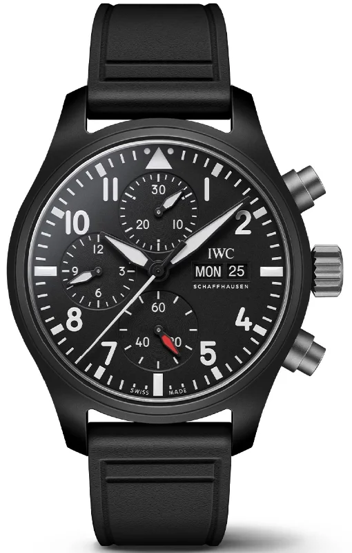 men's chronograph watches with collector's edition design -IWC Pilots Chronograph 41 Top Gun
