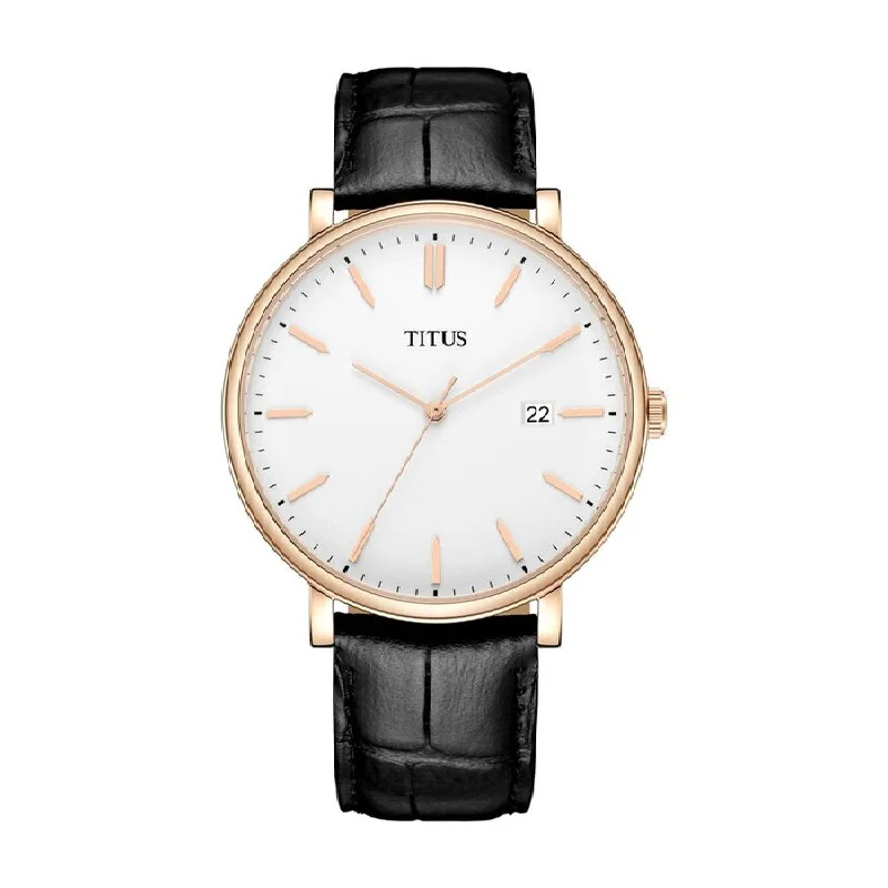 men's digital watches with C3 SuperLuminova style design -SOLVIL ET TITUS CLASSICIST W06-03098-002 3 HANDS DATE QUARTZ MEN WATCH