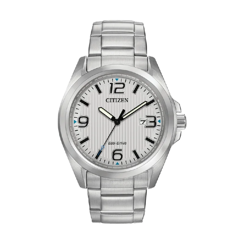 men's chronograph watches with shock-resistant design -Garrison 43mm - Silver on Bracelet men's chronograph watches with shock-resistant design -Garrison 43mm - Silver on Bracelet