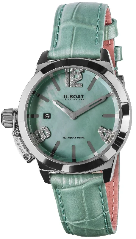 women's mechanical watches with elegant design -U-Boat Watch Classico 38 Turquoise