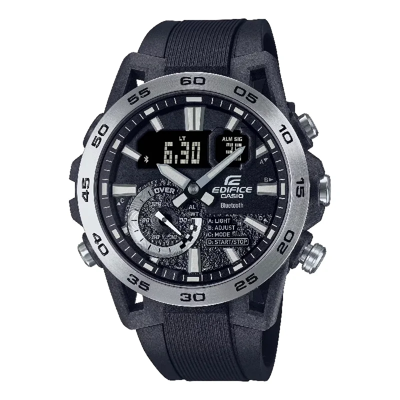 men's Cartier glow-in-the-dark watches -CASIO EDIFICE ECB-40P-1ADF SOSPENSIONE MEN WATCH men's Cartier glow-in-the-dark watches -CASIO EDIFICE ECB-40P-1ADF SOSPENSIONE MEN WATCH