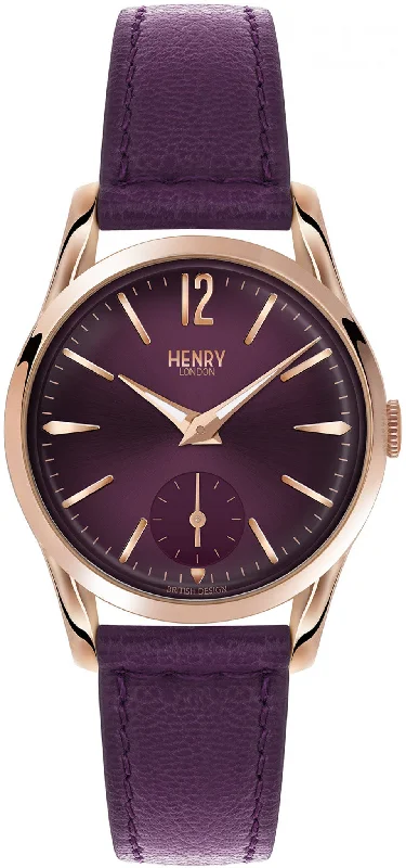 women's mechanical watches with luminescent design -Henry London Watch Hampstead Ladies women's mechanical watches with luminescent design -Henry London Watch Hampstead Ladies