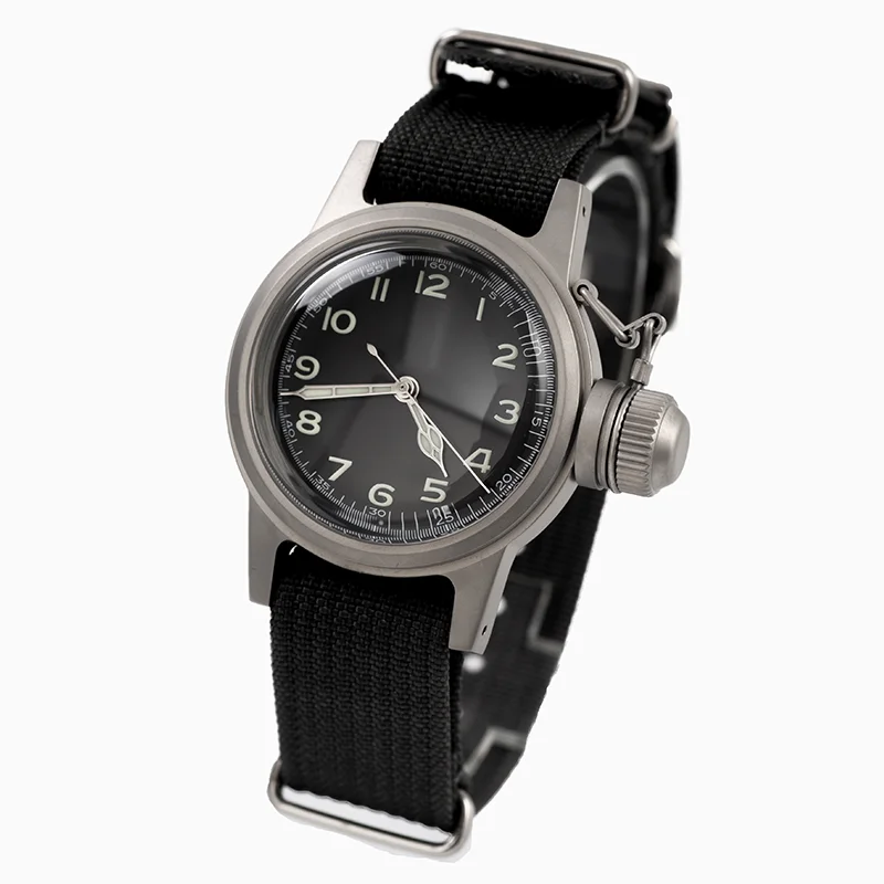 men's pilot watches for aviation -Thorn Sterile 36mm Automatic Retro Military Watch men's pilot watches for aviation -Thorn Sterile 36mm Automatic Retro Military Watch