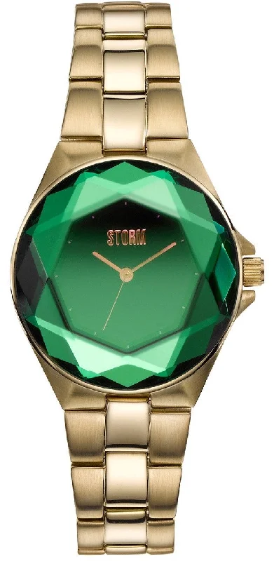 women's Storm special edition watches -Storm Watch Crystana Gold Green Ladies