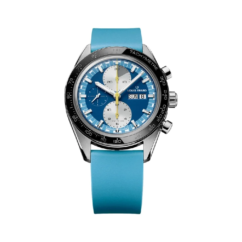 men's chronograph watches with quick-release straps -2300 Sport Chronograph 44mm - Blue men's chronograph watches with quick-release straps -2300 Sport Chronograph 44mm - Blue