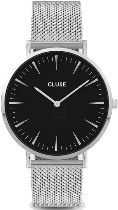 women's mechanical watches with custom engraving design -Cluse La Boheme Ladies