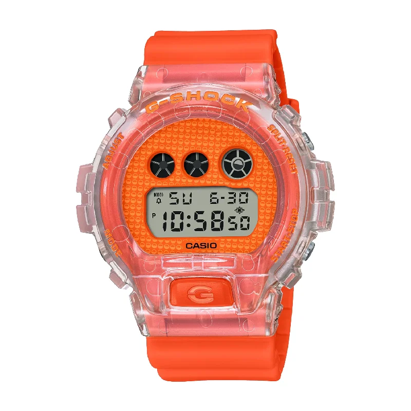 men's Cartier alarm watches -CASIO G-SHOCK DW-6900GL-4DR LUCKY DROP DIGITAL ORANGE WATCH men's Cartier alarm watches -CASIO G-SHOCK DW-6900GL-4DR LUCKY DROP DIGITAL ORANGE WATCH