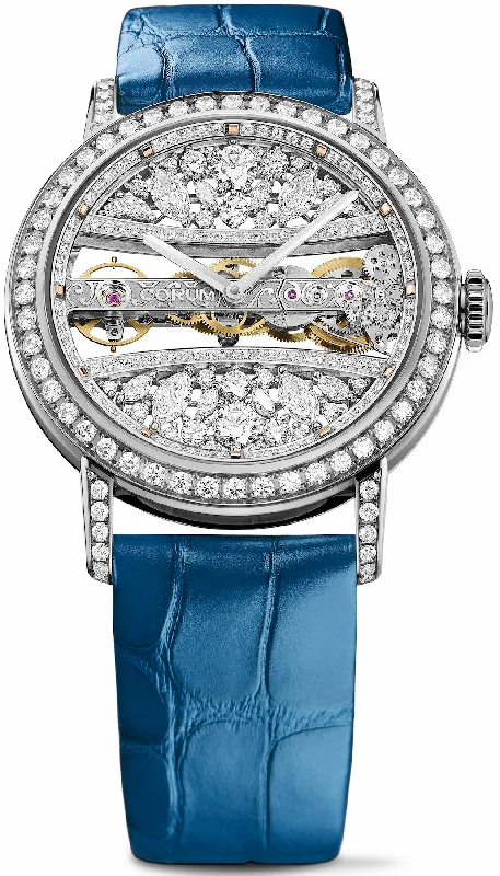 women's Corum world time watches -Corum Golden Bridge Round 39