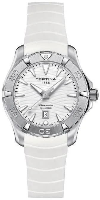 women's Certina with metal straps -Certina DS Action Chrono Lady