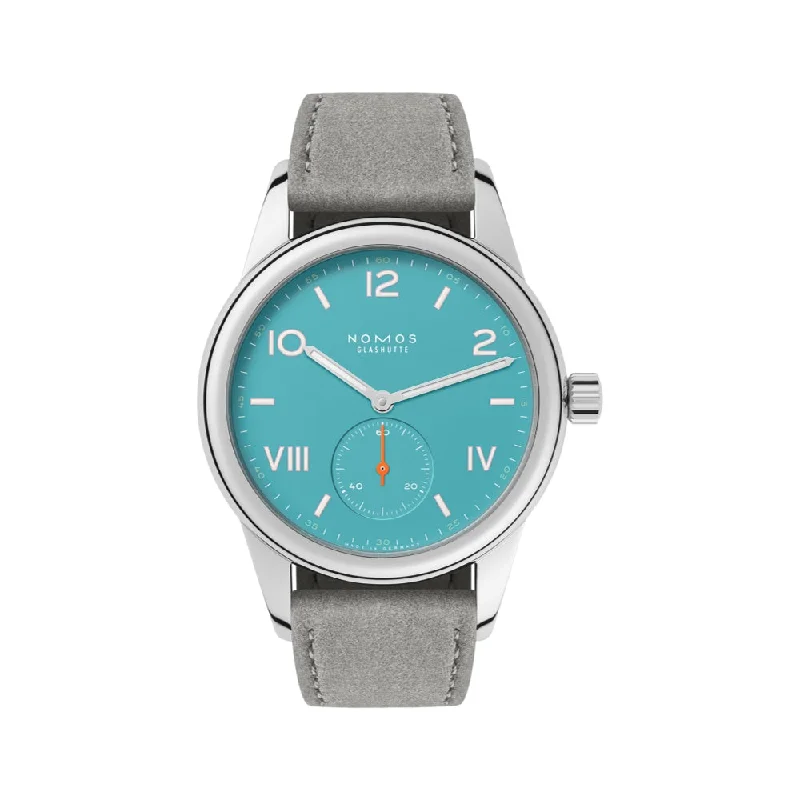 men's chronograph watches with month display function -Club Campus 36mm - Endless Blue on Leather Strap men's chronograph watches with month display function -Club Campus 36mm - Endless Blue on Leather Strap