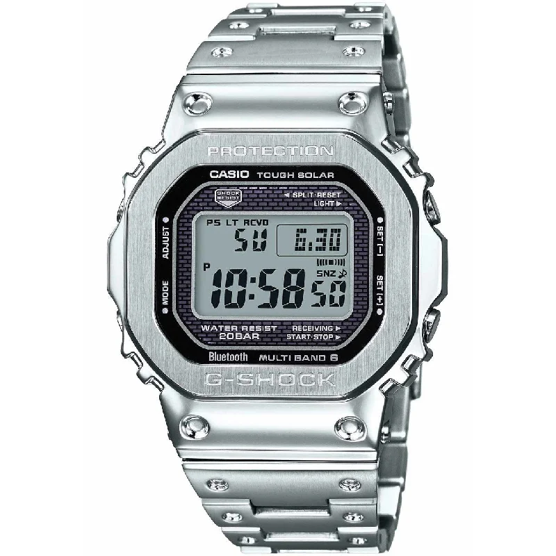 trendy men's skeletonized watches -G-Shock GMWB5000 Full Metal Steel
