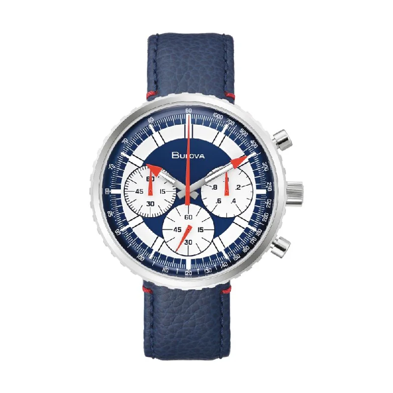 men's field watches with perpetual calendar design -Chronograph C Leather Strap