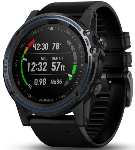 Smart Watches for Mens Weather Alerts-Garmin Watch Descent Mk1 Grey Sapphire Titanium Black Band D Smart Watches for Mens Weather Alerts-Garmin Watch Descent Mk1 Grey Sapphire Titanium Black Band D