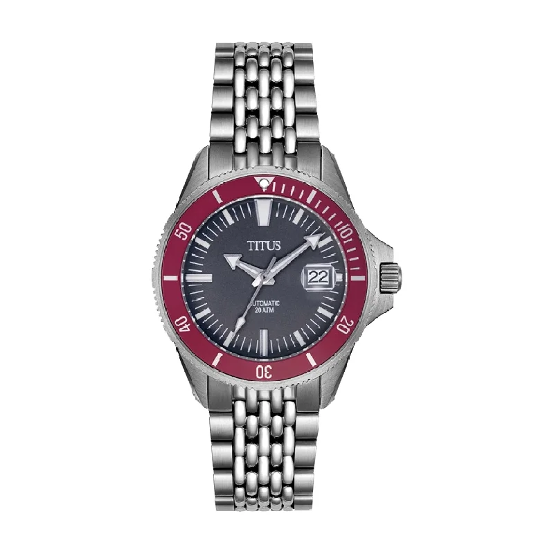 men's mechanical watches with leap year design -SOLVIL ET TITUS VALOR W06-03250-004 3 HANDS DATE MECHANICAL MEN WATCH
