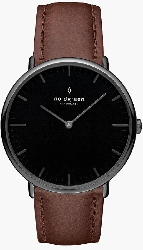 women's mechanical watches with triple time zone design -Nordgreen Native