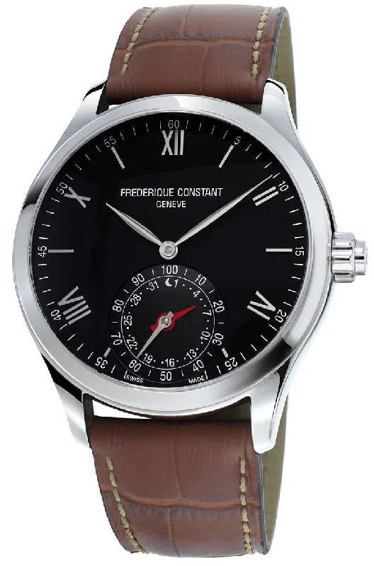 Mens Smart Watches World Time Display-Frederique Constant Watch Horological Smartwatch Mens Smart Watches World Time Display-Frederique Constant Watch Horological Smartwatch