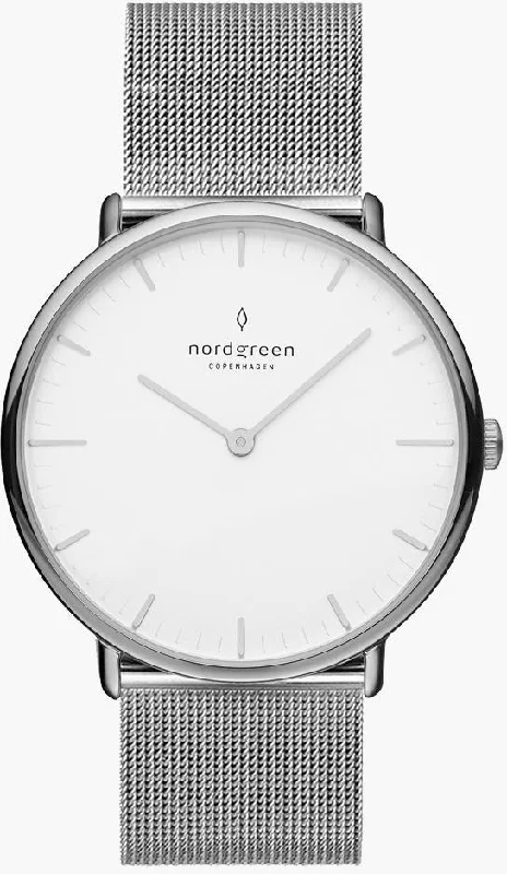 women's mechanical watches with leather style straps -Nordgreen Native