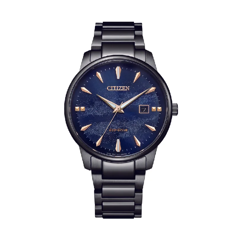 men's mechanical watches with moon phase display -CITIZEN BM7595-89L ECO-DRIVE PAIR MEN WATCH